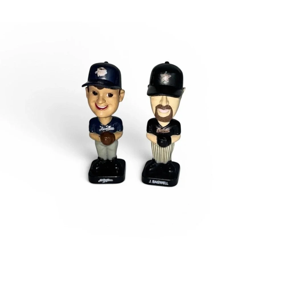 Post Cereal Jeff Bagwell Fotoball Mini Bobblehead Lot Astros AL all-Star MLB
